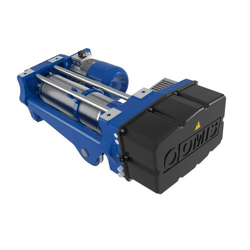 Paranco a cavo elettrico - H series - OMIS - compatto / a norma europea / a velocità regolabile
