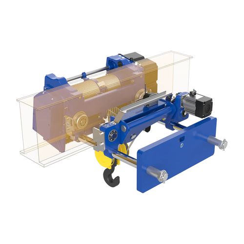 Paranco a cavo elettrico - OMIS - con carrelli / monorotaia / per uso prolungato