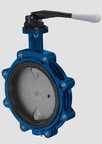 Valvola a farfalla - AK02 - NieRuf Gmbh - a leva / per acqua / per gas