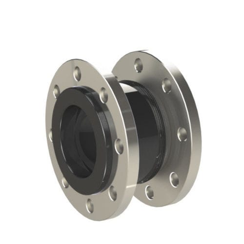 Compensatore di dilatazione in gomma - KP01 - NieRuf Gmbh - in acciaio / rotondo / con flangia