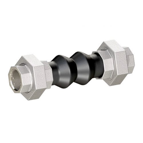 Compensatore di dilatazione in gomma - KP02  - NieRuf Gmbh - in acciaio / rotondo / avvitabile