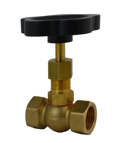 Valvola a spillo - NV02 - NieRuf Gmbh - con volante / per gas / femmina