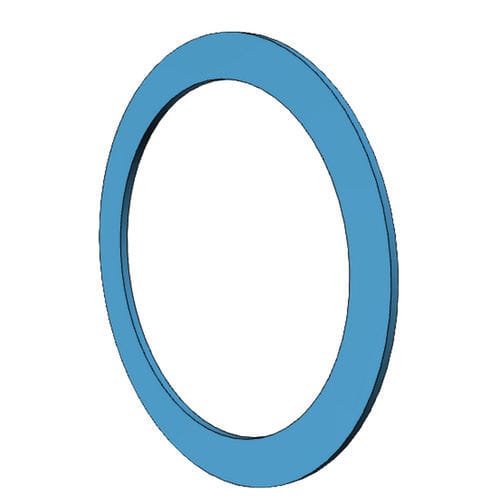 Guarnizione in NBR - FD01 - NieRuf Gmbh - circolare / montata su flangia / per olio