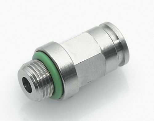 Adattatore maschio - EF01 - NieRuf Gmbh - per tubi / in acciaio inossidabile / in ottone nichelato