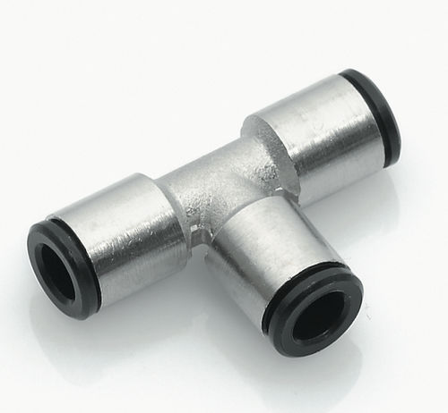 Raccordo pneumatico - EF05 - NieRuf Gmbh - push-in / a T / in ottone nichelato