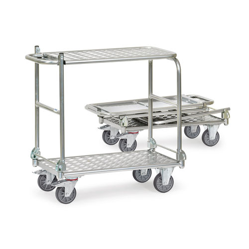 Carrello da trasporto - 1180,1181 - fetra - in alluminio / 2 livelli / multiuso