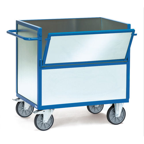 Carrello da trasporto - 2822,2823 - fetra - in acciaio / con cestello / porta-contenitori