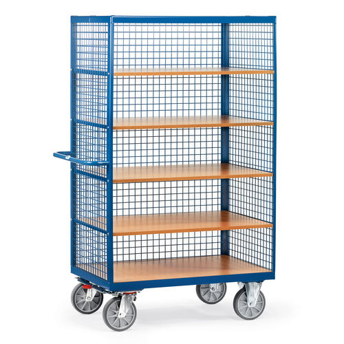 Carrello da trasporto - 3392,3393 - fetra - in acciaio / a ripiani / per contenitori Euro
