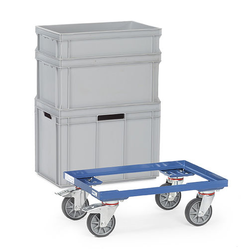 Carrello da trasporto - 13580,13680 - fetra - in acciaio / per contenitori Euro / con rotelle