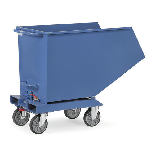 Benna ribaltabile in acciaio - 4702A - fetra - per rifiuti / per prodotti sfusi / per carrello elevatore