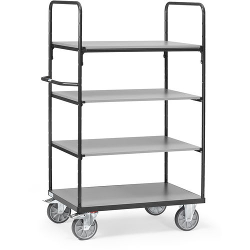 Carrello da trasporto - 8303-7016 - fetra - in acciaio / 4 livelli / porta-contenitori