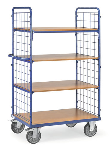 Carrello a ripiani - 8411, 8412, 8413 - fetra - da trasporto / in acciaio / con rotelle