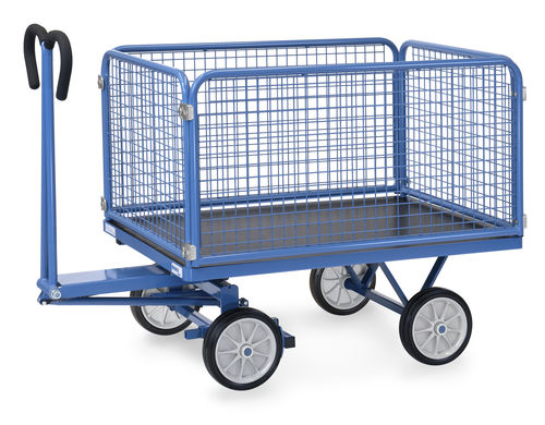 Carrello da trasporto - 6433V - fetra - in acciaio / a piattaforma / porta-contenitori