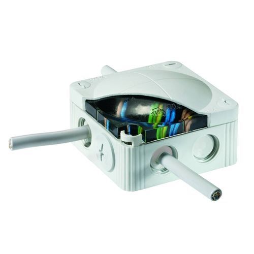 Scatola di derivazione da parete - COMBI IP68 SET - WISKA Hoppmann GmbH - a tenuta stagna / IP68 / in polipropilene