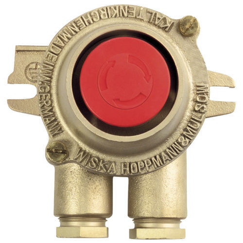 Pulsante a fungo - 722 series - WISKA Hoppmann GmbH - di arresto di emergenza / IP56