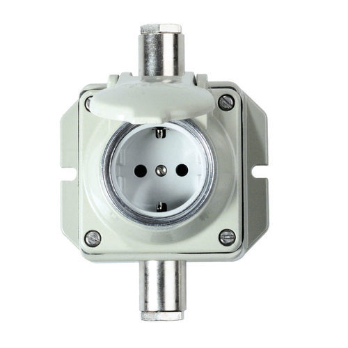 Presa elettrica a muro - 8709 - WISKA Hoppmann GmbH - da incasso / IP54