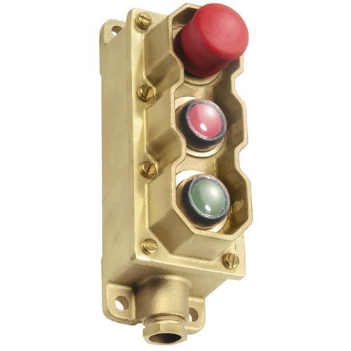 Pulsante tattile - 3720 series - WISKA Hoppmann GmbH - di arresto di emergenza / impermeabile / robusto