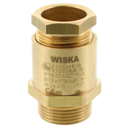 Pressacavo in ottone - EX-KVM-W, type W - WISKA Hoppmann GmbH - IP66 / con filettatura