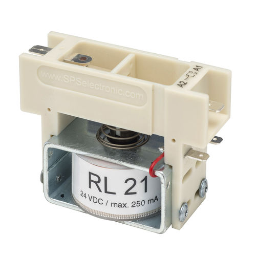 Relè elettromeccanico ad alta tensione - RL 21 - SPS electronic GmbH - 24 VDC / connessione Faston / per motore