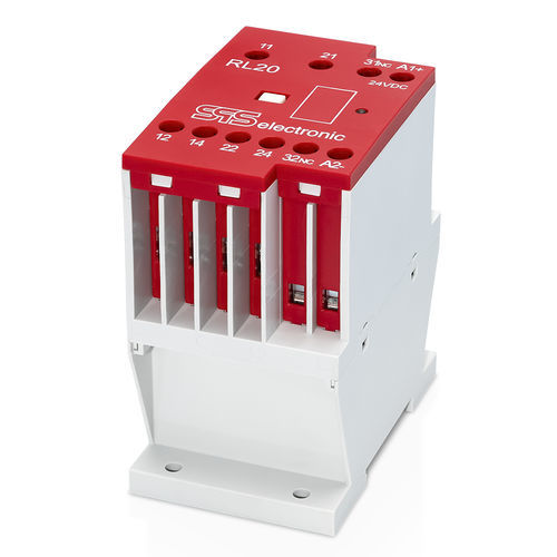 Relè elettromeccanico ad alta tensione - RL 20 - SPS electronic GmbH - 24 VDC / 2NA/NC / su guida DIN