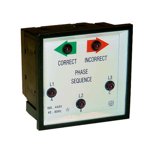 Indicatore di sequenza di fase - RQ96SE, RQ72SE - IME Spa - LED / da montare su pannello