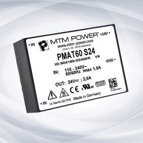 Alimentatore elettrico incapsulato - MAT60 S series - MTM Power Messtechnik Mellenbach GmbH - DC/DC / AC/DC / ad uscita semplice