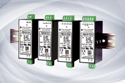 Alimentatore elettrico DC/DC - HMA30 S series - MTM Power Messtechnik Mellenbach GmbH - AC/DC / ad uscita semplice / su guida DIN