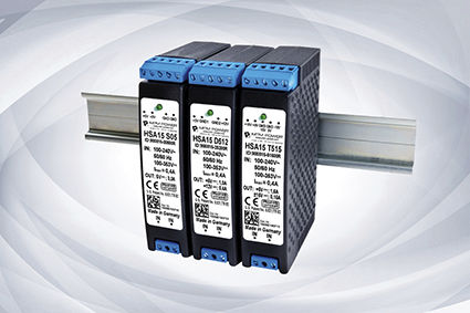 Alimentatore elettrico su guida DIN - HSA15 D series - MTM Power Messtechnik Mellenbach GmbH - DC/DC / AC/DC / a due uscite