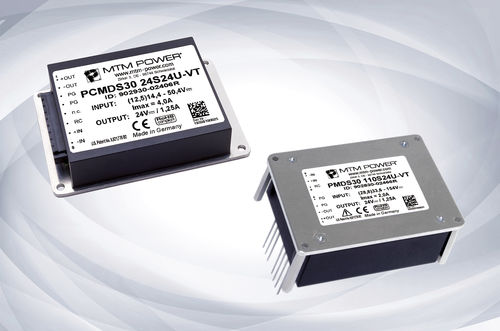 Convertitore DC/DC con montaggio su telaio - PCMDS30 series - MTM Power Messtechnik Mellenbach GmbH - industriale / ad uscita semplice / con ampia gamma di ingresso