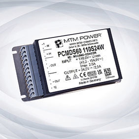 Convertitore DC/DC con montaggio su telaio - PCMDS60 series - MTM Power Messtechnik Mellenbach GmbH - su guida DIN / industriale / ad uscita semplice