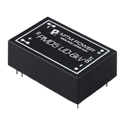 Convertitore DC/DC range di tensione di ingresso 4:1 - PMD5 24D series - MTM Power Messtechnik Mellenbach GmbH - a due uscite