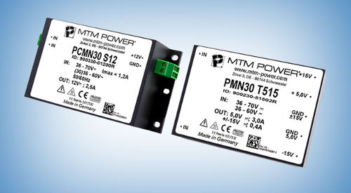 Alimentatore elettrico con montaggio su telaio - PCMN30 S05 - MTM Power Messtechnik Mellenbach GmbH - AC/DC / ad uscita semplice / CE