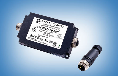 Alimentatore elettrico con montaggio su telaio - PM-IP67A50 S12 - MTM Power Messtechnik Mellenbach GmbH - AC/DC / ad uscita semplice / IP67