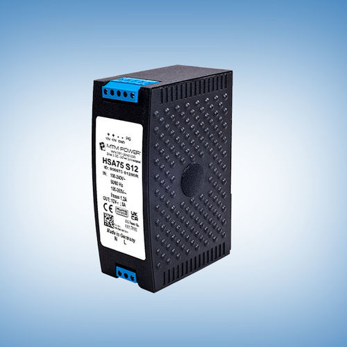 Alimentatore elettrico su guida DIN - HSA75 S12 - MTM Power Messtechnik Mellenbach GmbH - AC/DC / ad uscita semplice / CE