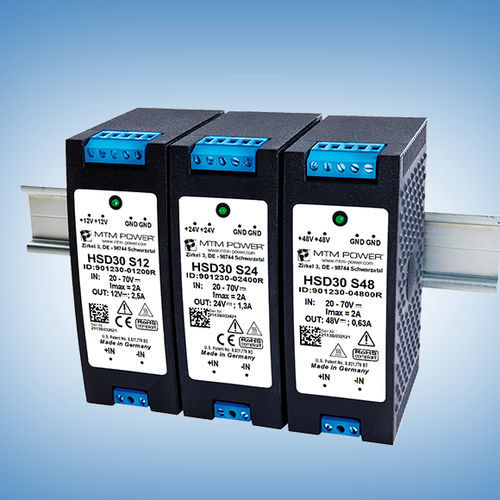 Alimentatore elettrico su guida DIN - HSD30 S12 - MTM Power Messtechnik Mellenbach GmbH - DC/DC / ad uscita semplice / CE