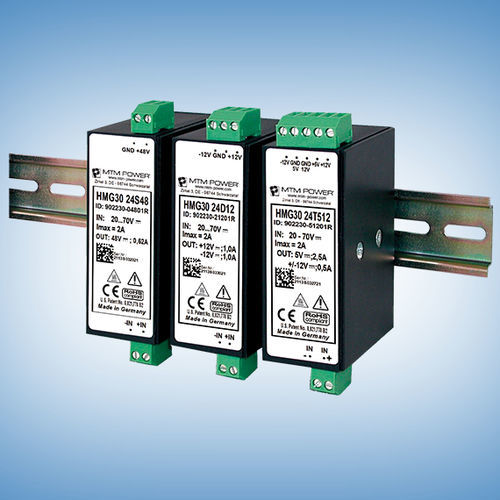 Alimentatore elettrico su guida DIN - HMG30 24S05 - MTM Power Messtechnik Mellenbach GmbH - DC/DC / ad uscita semplice / CE