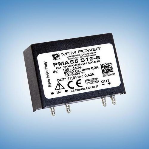 Alimentatore elettrico per circuito stampato - PMAS5 S15-S - MTM Power Messtechnik Mellenbach GmbH - AC/DC / ad uscita semplice / CE