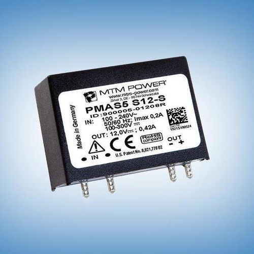 Alimentatore elettrico per circuito stampato - PMAS5 S24-S - MTM Power Messtechnik Mellenbach GmbH - AC/DC / ad uscita semplice / CE
