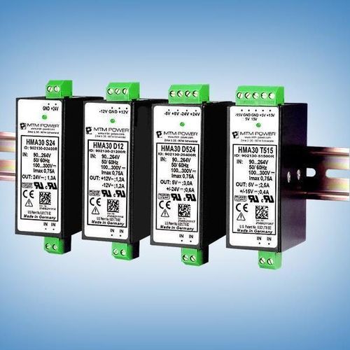 Alimentatore elettrico su guida DIN - HMA30 D512 - MTM Power Messtechnik Mellenbach GmbH - AC/DC / a due uscite / CE