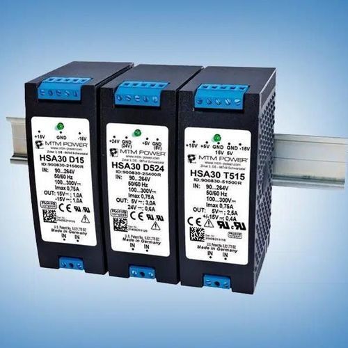 Alimentatore elettrico su guida DIN - HSA30 D512 - MTM Power Messtechnik Mellenbach GmbH - AC/DC / a due uscite / CE