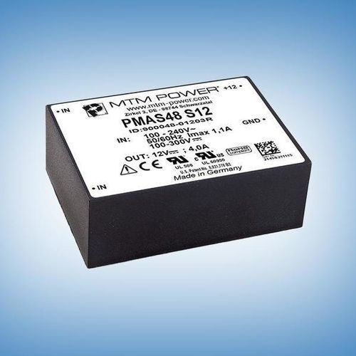 Alimentatore elettrico per circuito stampato - PMAS48 S12 - MTM Power Messtechnik Mellenbach GmbH - AC/DC / ad uscita semplice / CE