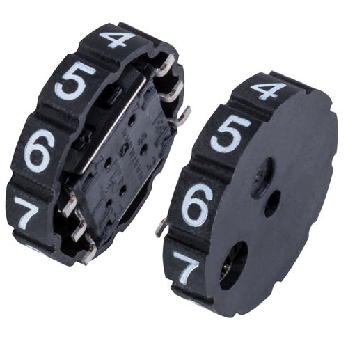 Interruttore rotativo - DH2 01 - PTR HARTMANN GmbH - multipolare / su guida DIN / su PCB