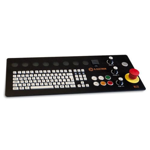 Tastiera ad incastro - KL22  - D.Electron - a tasti meccanici / 105 tasti / USB