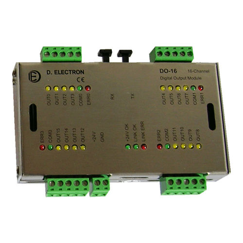 Modulo di I/O digitale - D series - D.Electron - analogico / distribuito / su guida DIN