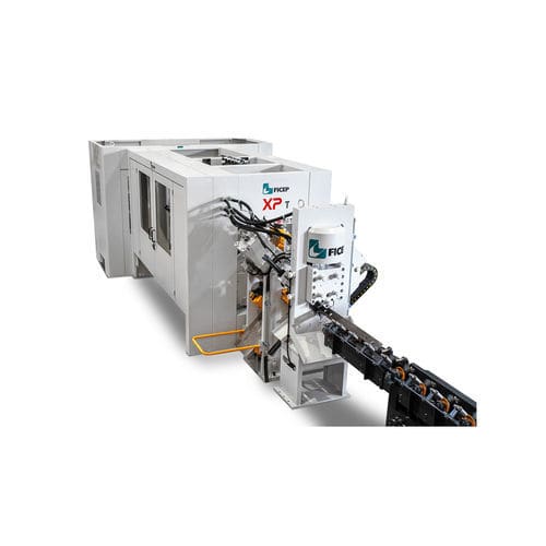 Linea di punzonatura cesoiatura - XP T series - FICEP - CNC / idraulica / per profilati angolari