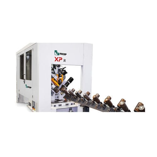 Linea di punzonatura CNC - XP R series - FICEP - idraulica / per profilati angolari / cesoiatura