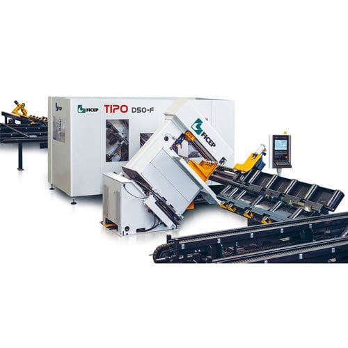 Linea di foratura CNC - TIPO D50-F - FICEP - orizzontale / per profilati piatto / per profilati angolari