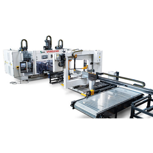 Linea di foratura CNC - VANGUARD  - FICEP - per profilati di costruzione metallica / per travi / a 3 mandrini