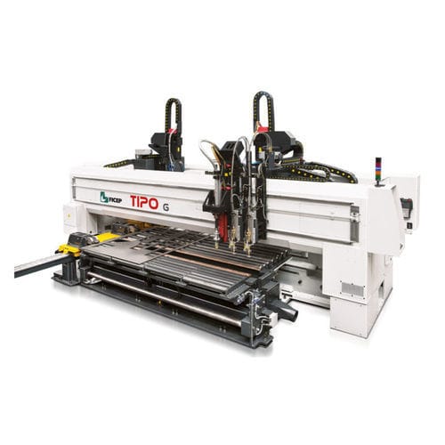 Macchina da taglio a ossicombustione - TIPO G series - FICEP - al plasma / per acciaio / di lastre