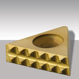 Inserto da taglio in carburo - SinterGrip   - OML - triangolare